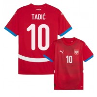 Serbia Dusan Tadic #10 Replica Home Shirt Euro 2024 Short Sleeve